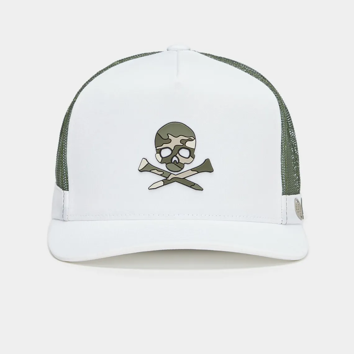 Hats-G/FORE Camo Skull & Tees Interlock Knit Tall Trucker Hat