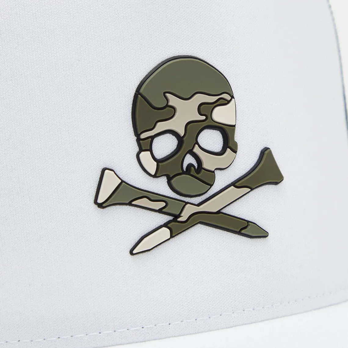 Hats-G/FORE Camo Skull & Tees Interlock Knit Tall Trucker Hat