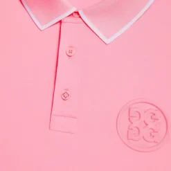 Polos & Shirts-G/FORE Circle G's Embossed Tech Jersey Banded Sleeve Polo