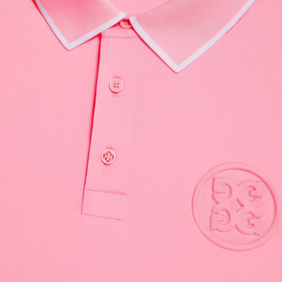 Polos & Shirts-G/FORE Circle G's Embossed Tech Jersey Banded Sleeve Polo