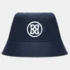 Hats-G/FORE Circle G's Reversible Cotton Twill Bucket Hat