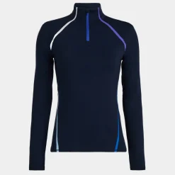 Mid Layers-G/FORE Colour Block Luxe Staple Quarter Zip Pullover