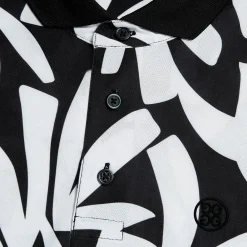 Polos & Shirts-G/FORE Contrast Palm Tech Pique Modern Spread Collar Polo