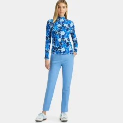 Pants-G/FORE Double Knit Cigarette Leg High Rise Stretch Trouser