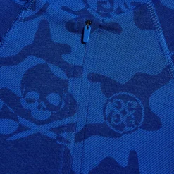 Mid Layers-G/FORE Exploded Icon Camo Luxe Quarter Zip Mid Layer