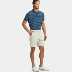 Polos & Shirts-G/FORE Feeder Stripe Tech Jersey Modern Spread Collar Polo