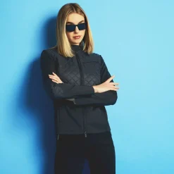 Outerwear-G/FORE Hybrid Moto Stretch Tech Interlock Jacket