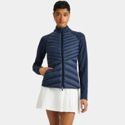 Outerwear-G/FORE Hybrid Quilted Tech Interlock Jacket