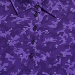 Polos-G/FORE Icon Camo Silky Tech Nylon Sleeveless Polo