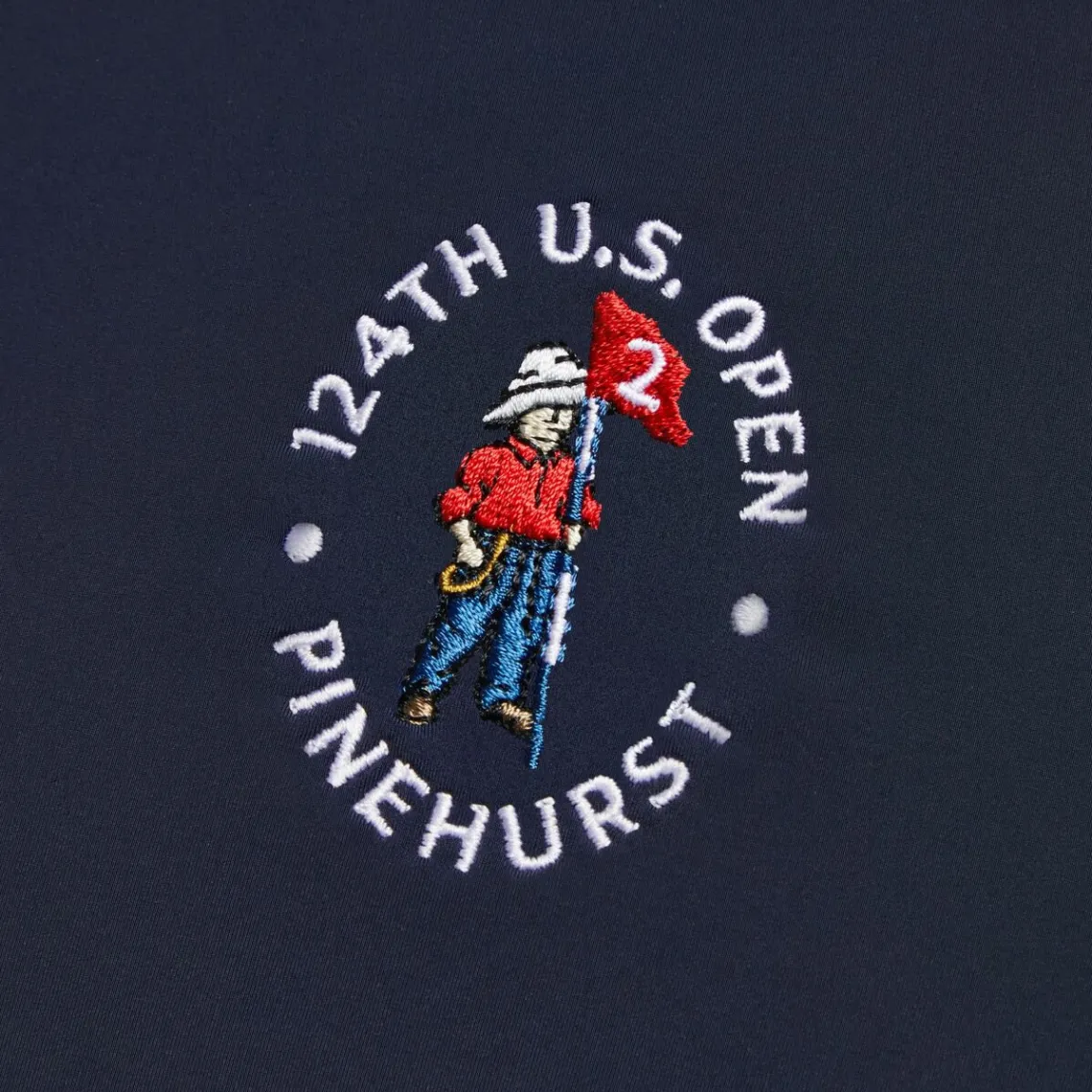 Polos-G/FORE Limited Edition 2024 U.S. Open Silky Tech Nylon Zip Polo