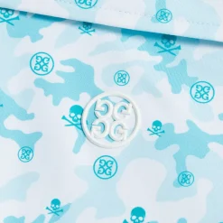 Polos & Shirts-G/FORE Mapped Icon Camo Tech Jersey Modern Spread Collar Polo