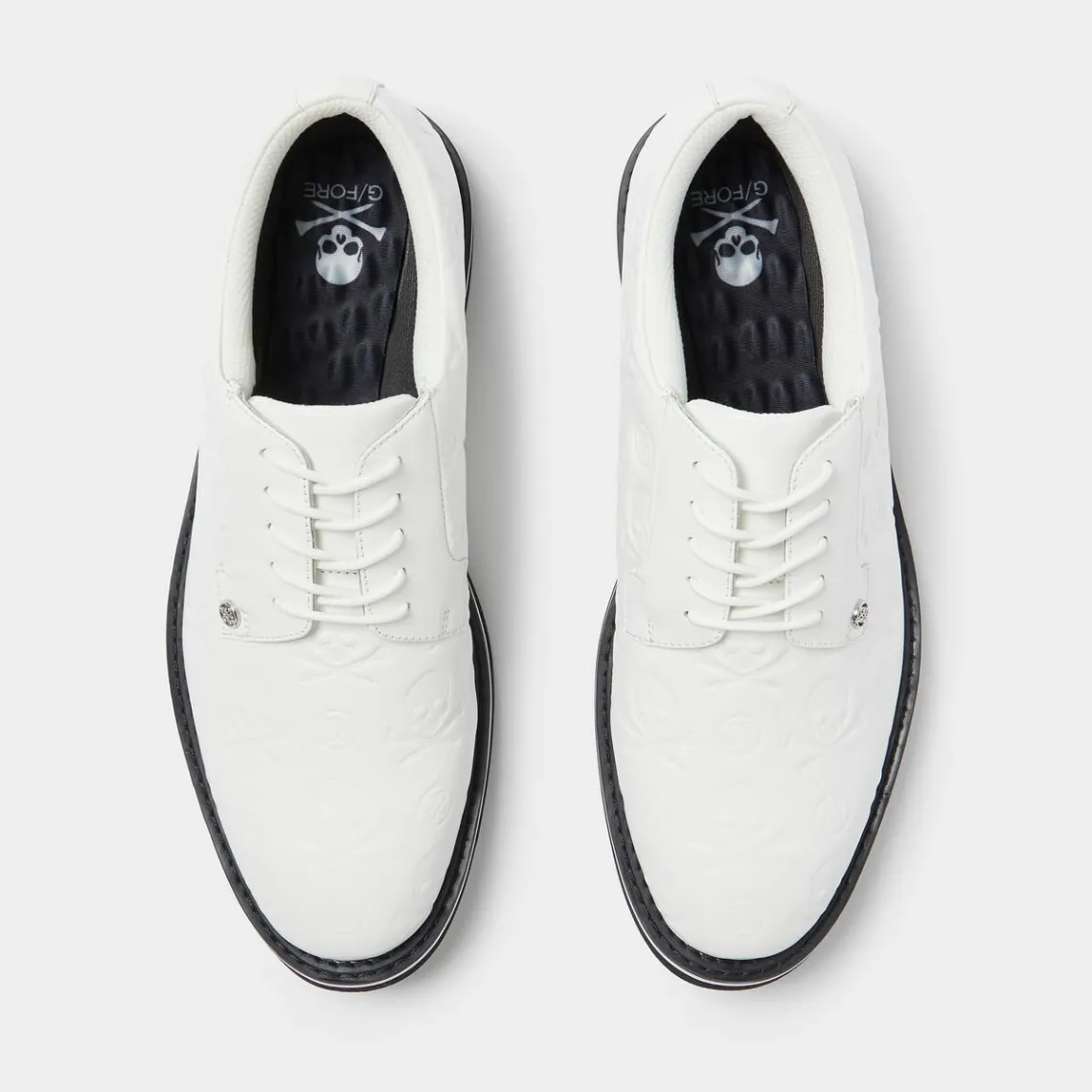 Gallivanter-G/FORE Men's Gallivanter Debossed Skull & Tees Leather Golf Shoe