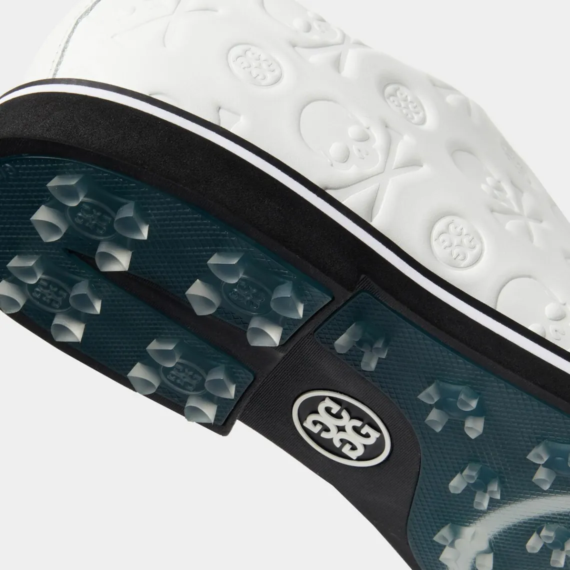 Gallivanter-G/FORE Men's Gallivanter Debossed Skull & Tees Leather Golf Shoe