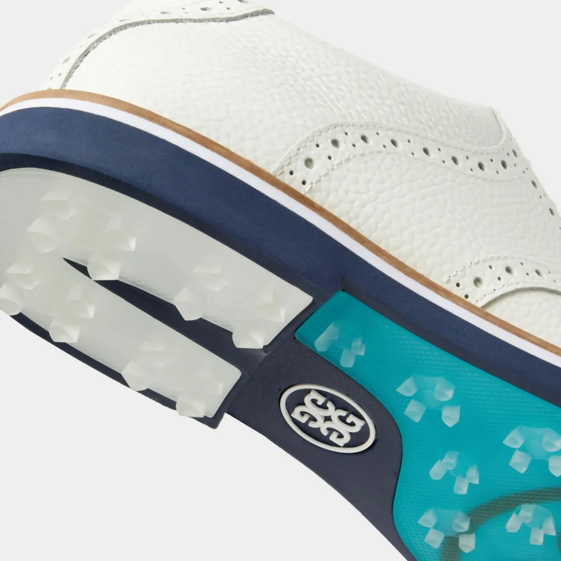 Gallivanter-G/FORE Men's Gallivanter Pebble Leather Saddle Golf Shoe