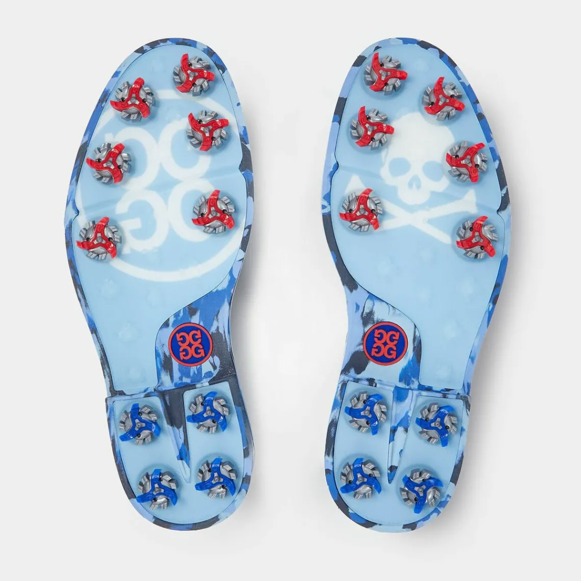 Golf Shoes-G/FORE Men's G/Lock Gallivanter Pebble Leather Camo Golf Shoe