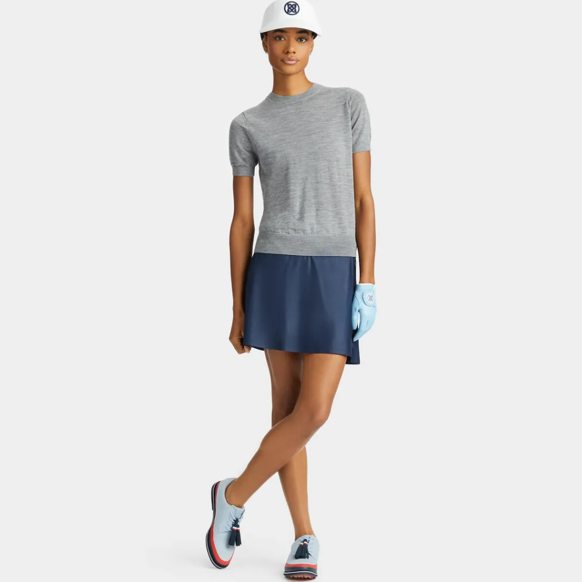 Sweaters-G/FORE Merino Wool Easy Care Short Sleeve Ops Sweater