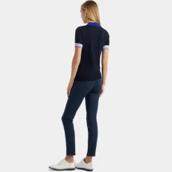 Sweaters-G/FORE Merino Wool Layered Short Sleeve Sweater Polo