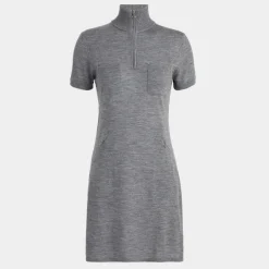 Skorts & Dresses-G/FORE Merino Wool Quarter Zip Pocket Sweater Dress