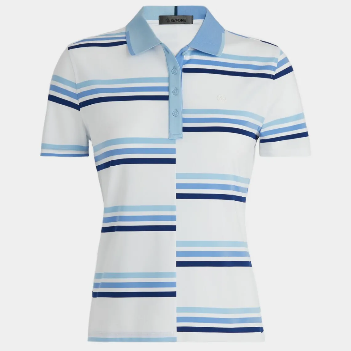Polos-G/FORE Offset Gradient Stripe Tech Jersey Polo