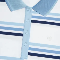 Polos-G/FORE Offset Gradient Stripe Tech Jersey Polo