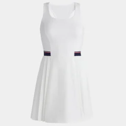 Skorts & Dresses-G/FORE Racerback Stretch Ops Pleated Tennis Dress With Short
