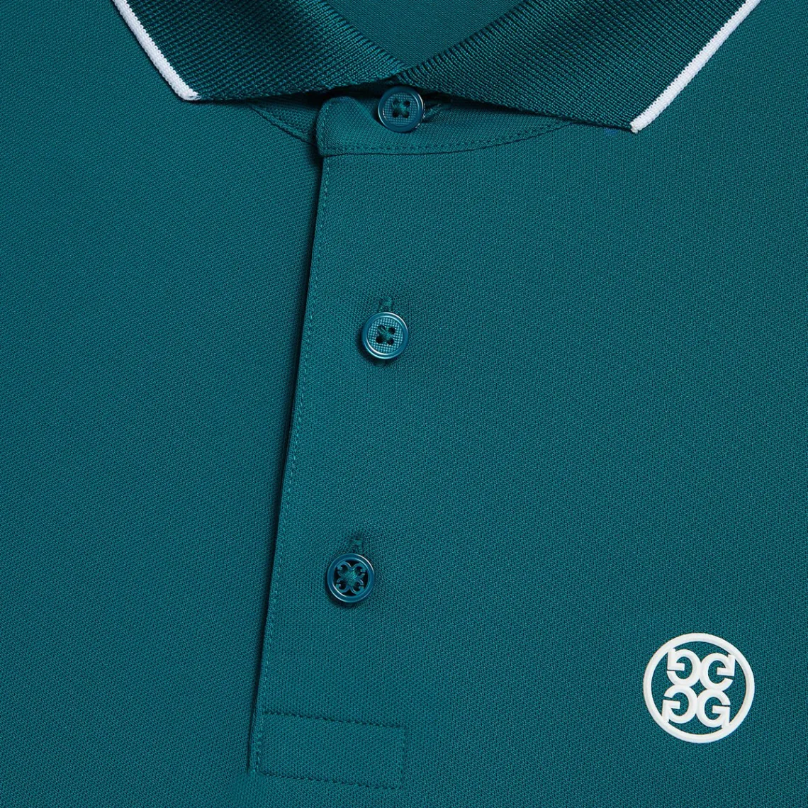 Polos & Shirts-G/FORE Rib Collar Tech Pique Modern Spread Collar Banded Sleeve Polo