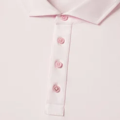 Polos & Shirts-G/FORE Rib Gusset Melange Ice Nylon Spread Collar Polo