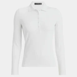 Polos-G/FORE Ribbed Tech Nylon Long Sleeve Polo
