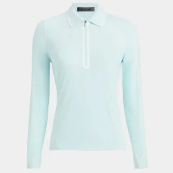 Polos-G/FORE Silky Tech Nylon Quarter Zip Polo