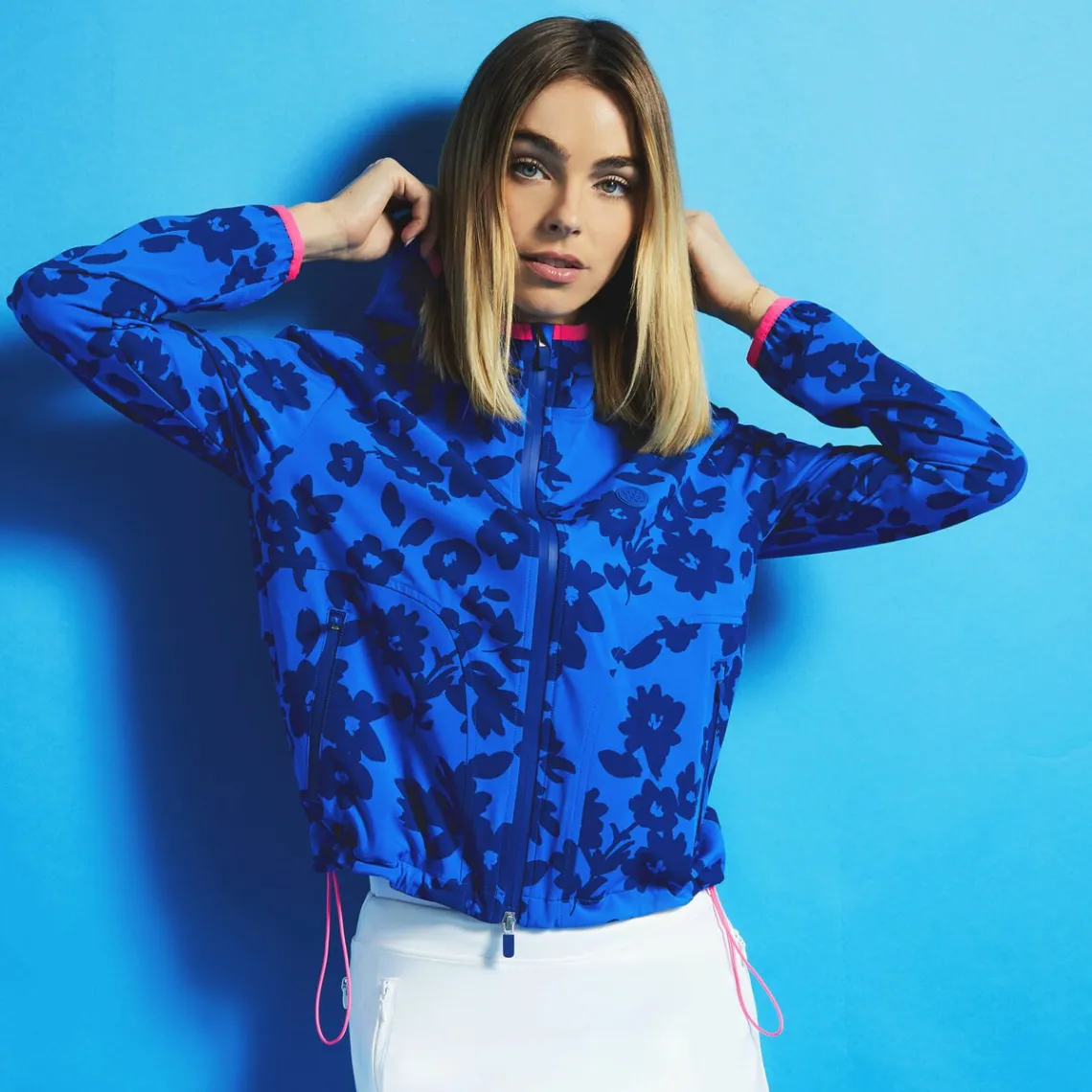 Outerwear-G/FORE Tonal Floral Maverick 4-Way Stretch Jacket