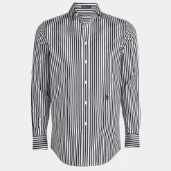 Polos & Shirts-G/FORE Vertical Stripe Stretch Ice Woven Modern Spread Collar Shirt