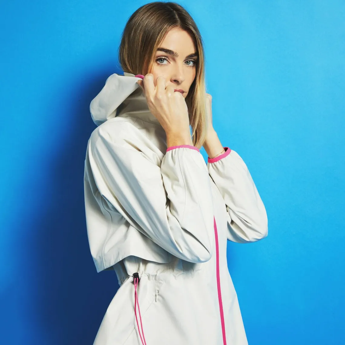 Outerwear-G/FORE Water Resistant Nylon Rain Coat