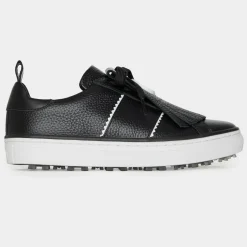Golf Shoes-G/FORE Women's Durf Pebble Leather Kiltie Golf Shoe