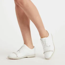 Gallivanter-G/FORE Women's Gallivanter Pebble Leather Stud Cap Toe Golf Shoe