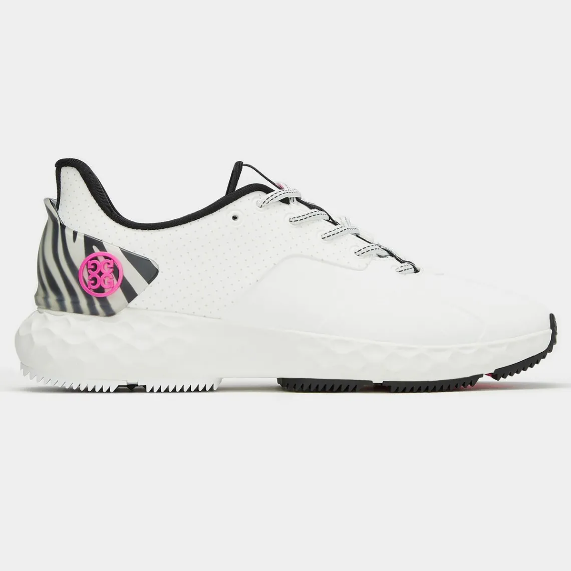 Mg4+-G/FORE Women's Mg4+ Perforated Zebra Accent Golf Shoe